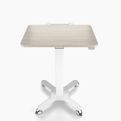 Ergoworks Borraso Mobile Single Pole Pneumatic Height Adjustable Desk Ergoworks