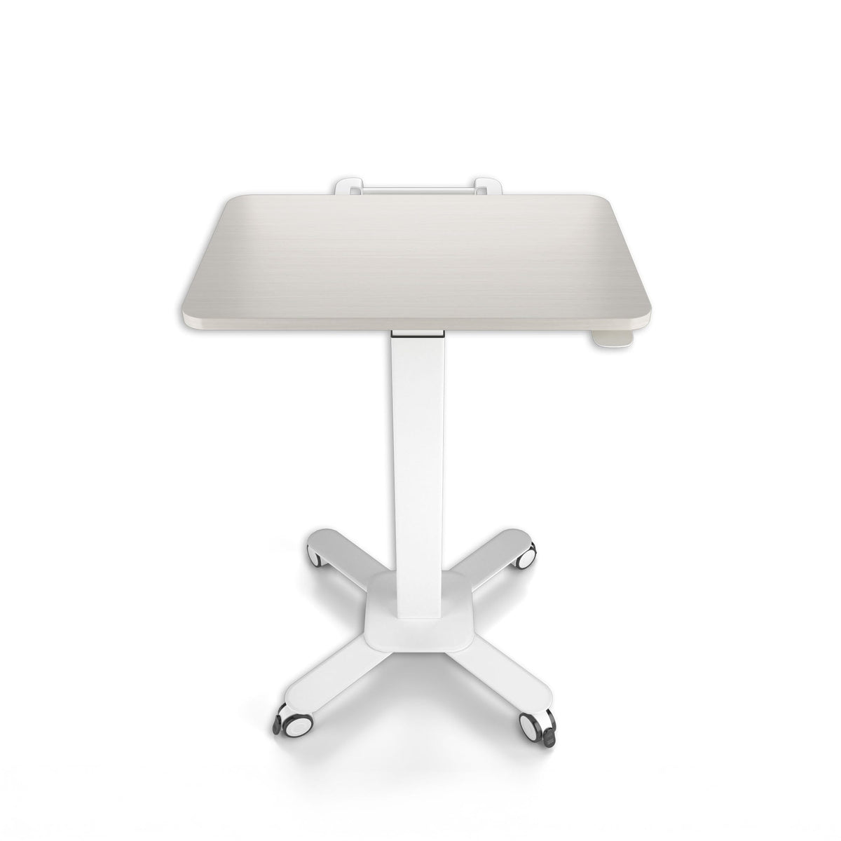 Ergoworks Mobile Single Pole Pneumatic Height Adjustable Desk Ergoworks