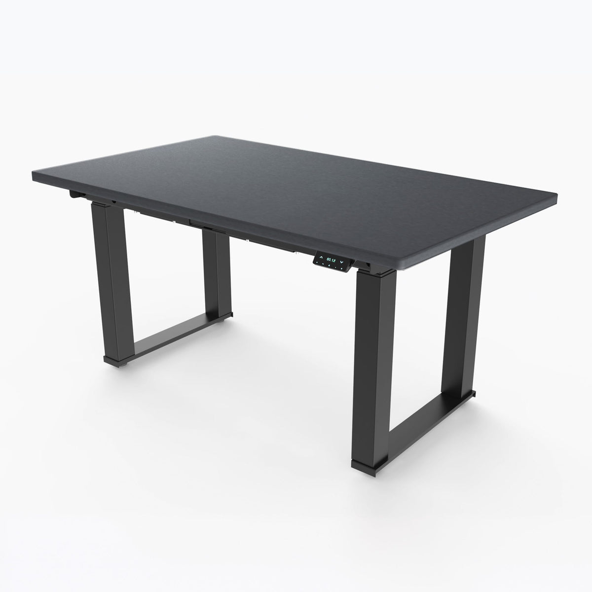 Ergoworks Meeting Room Electric Desk Dark Grey (MFC201) (+$30) / Black Majestic Standing Desk, MFC Tabletop Ergoworks