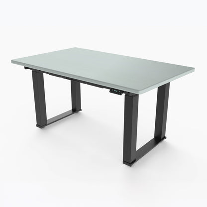 Ergoworks Meeting Room Electric Desk Grey (MFC203) (+$30) / Black Majestic Standing Desk, MFC Tabletop Ergoworks