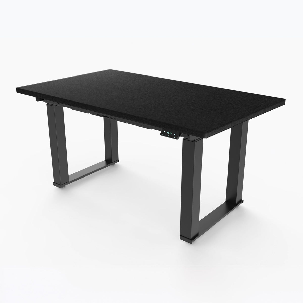 Ergoworks Meeting Room Electric Desk Black / Black Majestic Standing Desk, MFC Tabletop Ergoworks