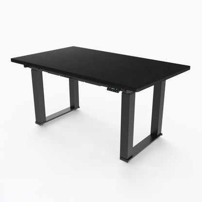 Ergoworks Meeting Room Electric Desk Black / Black Majestic Standing Desk, MFC Tabletop Ergoworks