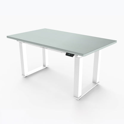 Ergoworks Meeting Room Electric Desk Grey (MFC203) (+$30) / White Majestic Standing Desk, MFC Tabletop Ergoworks