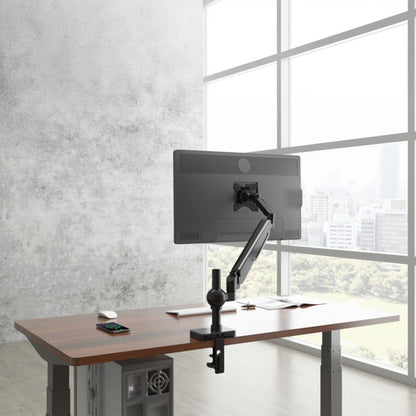 Ergoworks Monitor Arm Black Sleek Desk Mount Single Monitor Arm Ergoworks