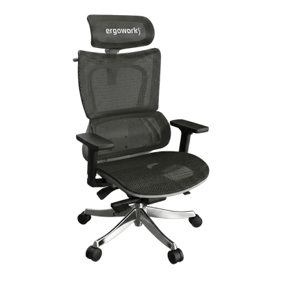 Ergoworks Office Chairs Grey Frame/Grey Mesh Truly Perfect Chair V2 Ergoworks