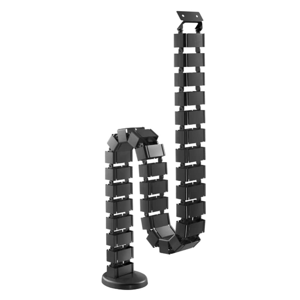 Ergoworks Under-Desk Accessories Black Cable Management Spine Ergoworks