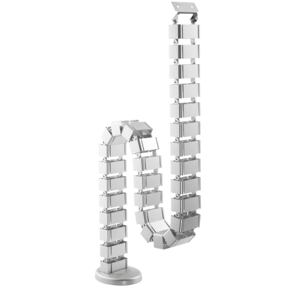Ergoworks Under-Desk Accessories Silver Cable Management Spine Ergoworks