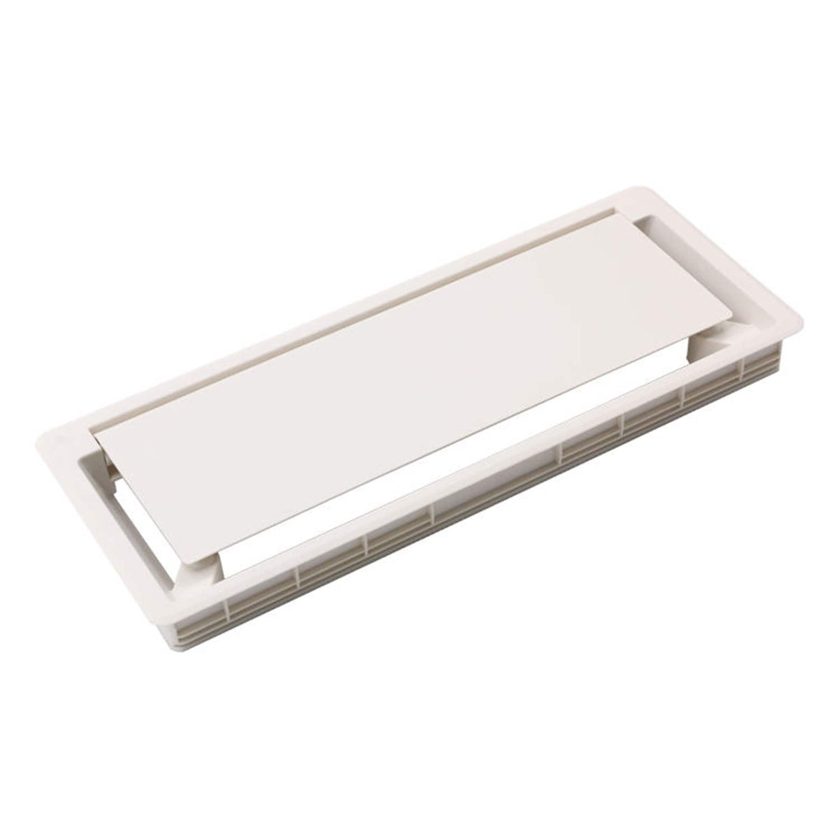 Ergoworks Under-Desk Accessories White Cable Management Flip Cover Box Ergoworks