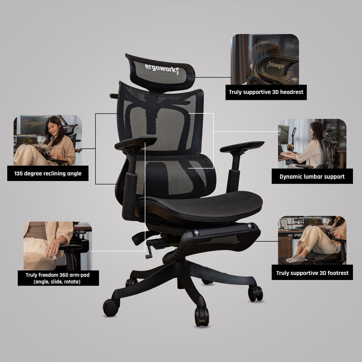 Ergoworks Office Chairs Truly Perfect Chair V2 Ergoworks