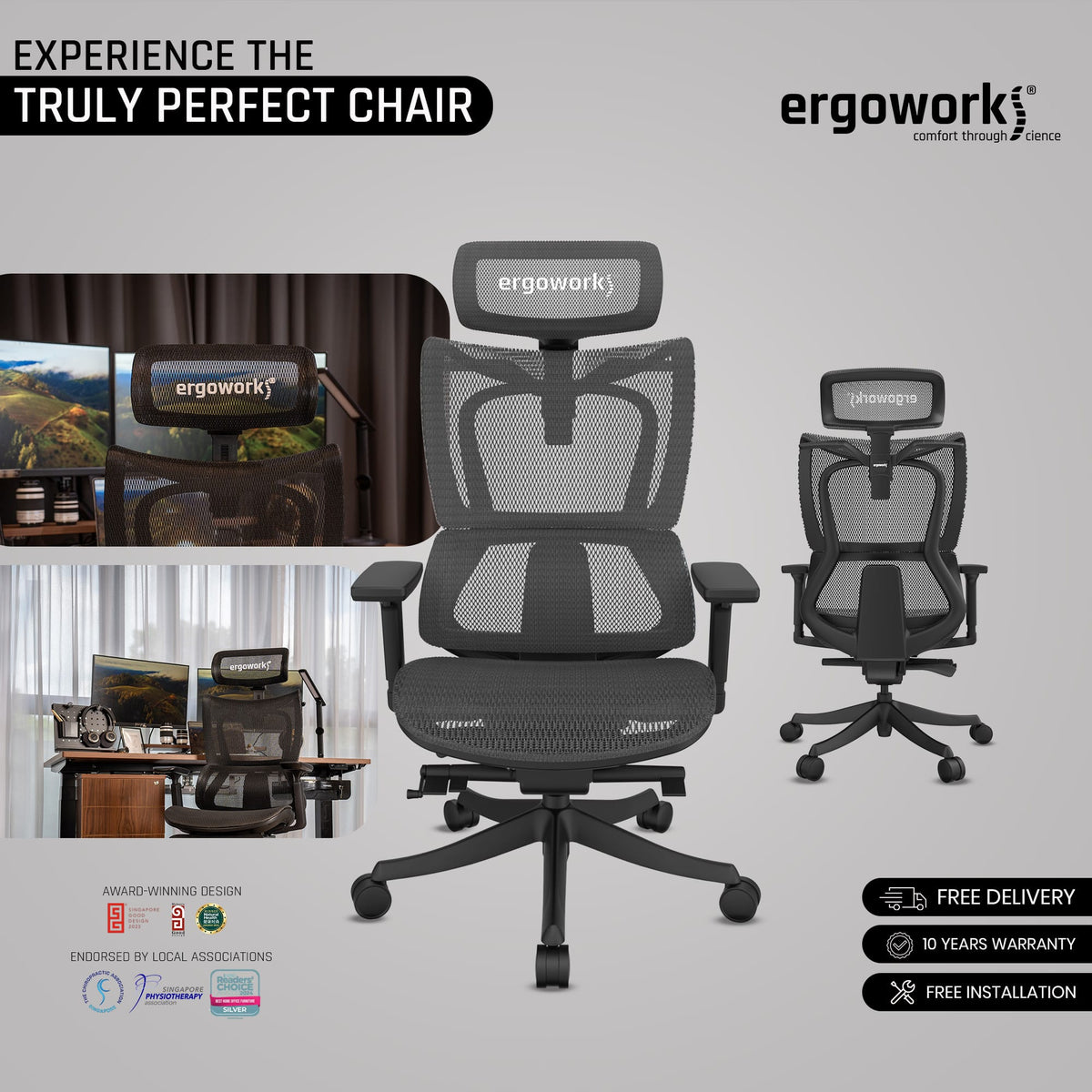 Ergoworks Office Chairs Truly Perfect Chair V2 Ergoworks