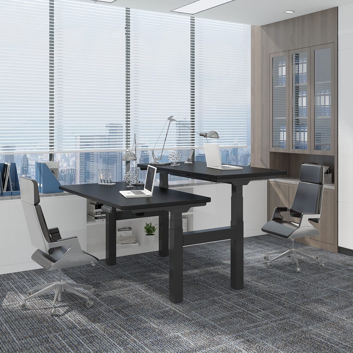 Ergoworks Dual Benching Electric Desk [Customizable] Dual Benching Electric Desk Ergoworks