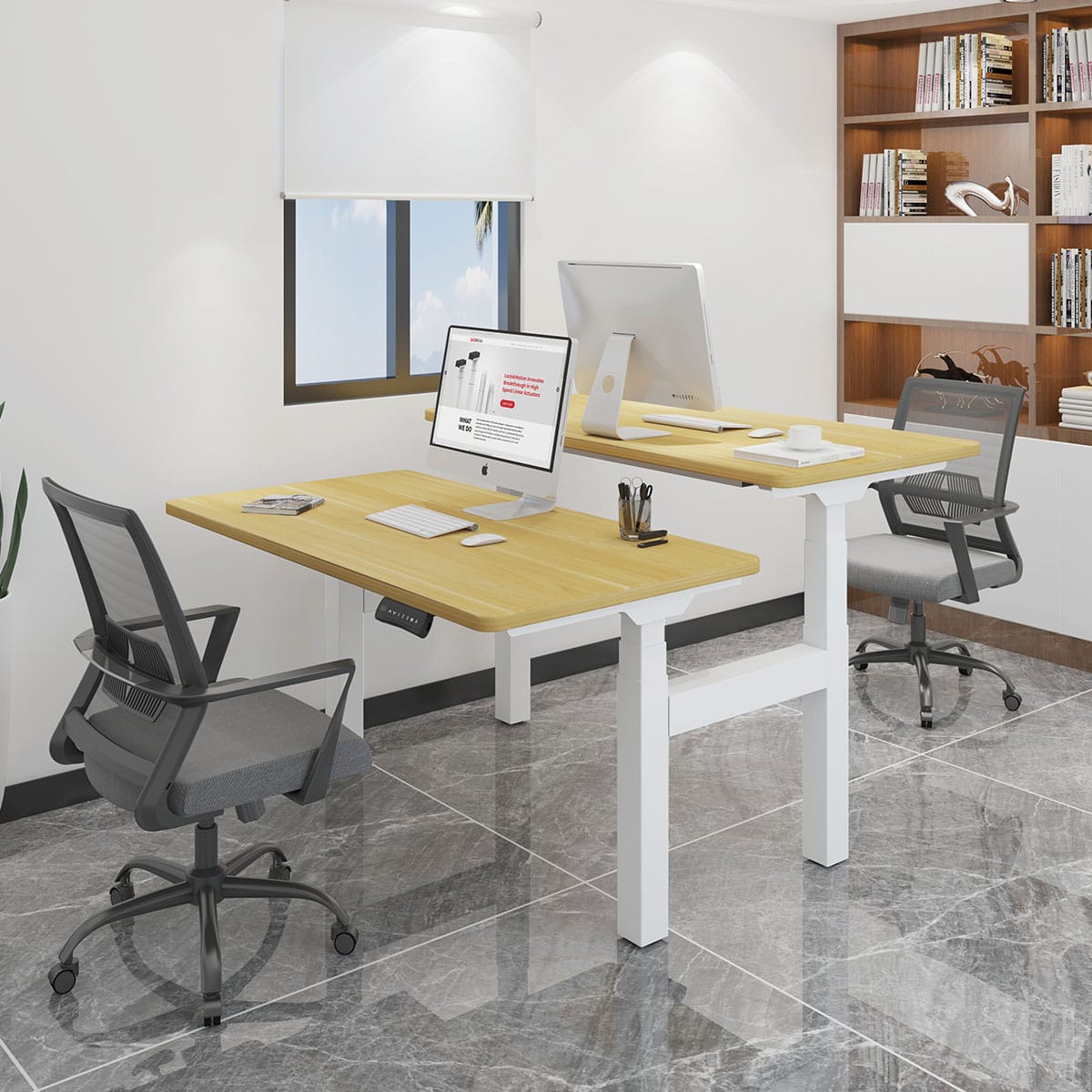 Ergoworks Dual Benching Electric Desk [Customizable] Dual Benching Electric Desk Ergoworks