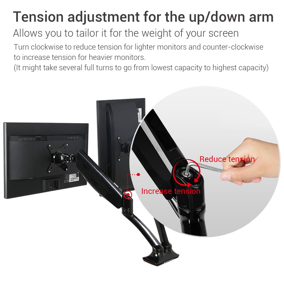 Ergoworks Monitor Arm Dual Vesa Universal Desk Mount Ergoworks