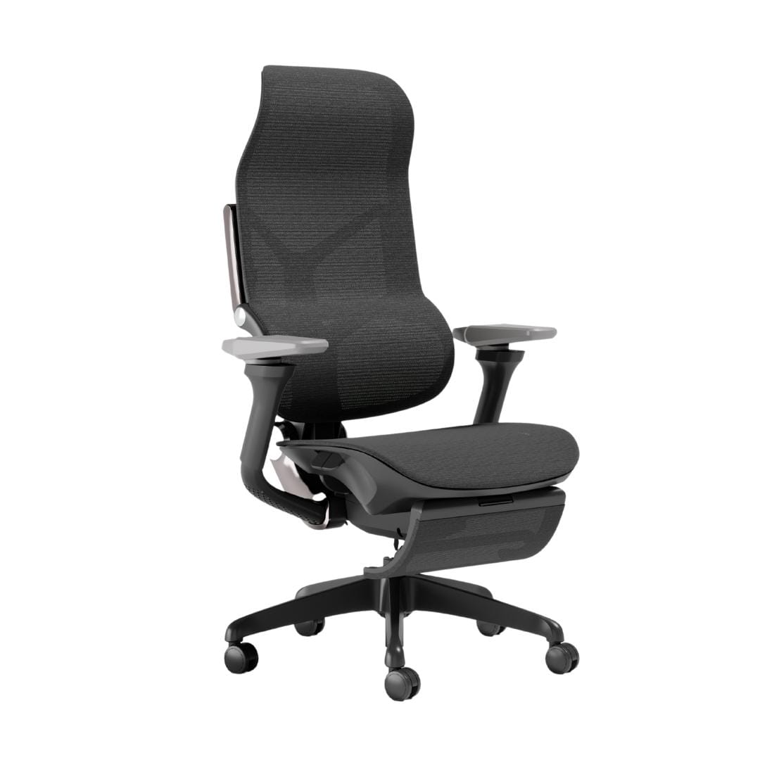 Falcon Chair Office Chairs Black/Black Frame / Cushion Falcon Chair [Free Footrest Worth $150] Ergoworks