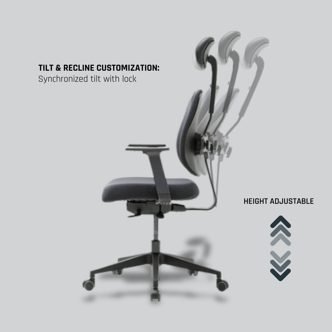 DUOREST Office Chairs [Special Promo] Gold Renewal Ergonomic Chair Ergoworks