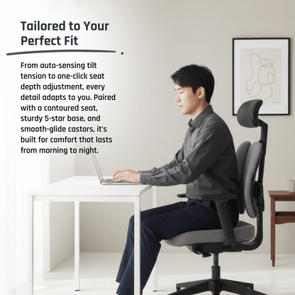 DUOREST Office Chairs [Special Promo] Gold Renewal Ergonomic Chair Ergoworks