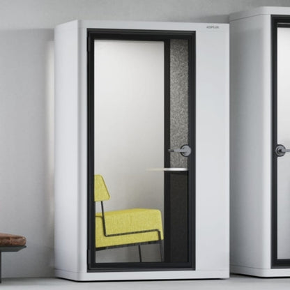 KOPLUS Meeting Pod Soundproof Acoustic Phone Booth Single Pod With Sofa (MILLI-SIT) Ergoworks