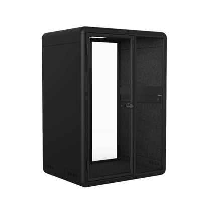 KOPLUS Meeting Pod KP1612MD-BK-BK-DG (BLACK/BLACK/DARK GREY) Soundproof KOLO MIDI Studio Pod With UV-C Lamp Ergoworks