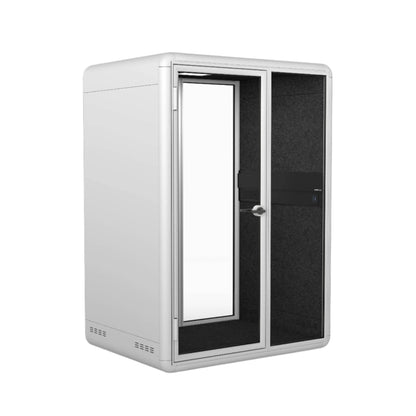 KOPLUS Meeting Pod KP1612MD-WH-WH-DG (WHITE/WHITE/DARK GREY) Soundproof KOLO MIDI Studio Pod With UV-C Lamp Ergoworks