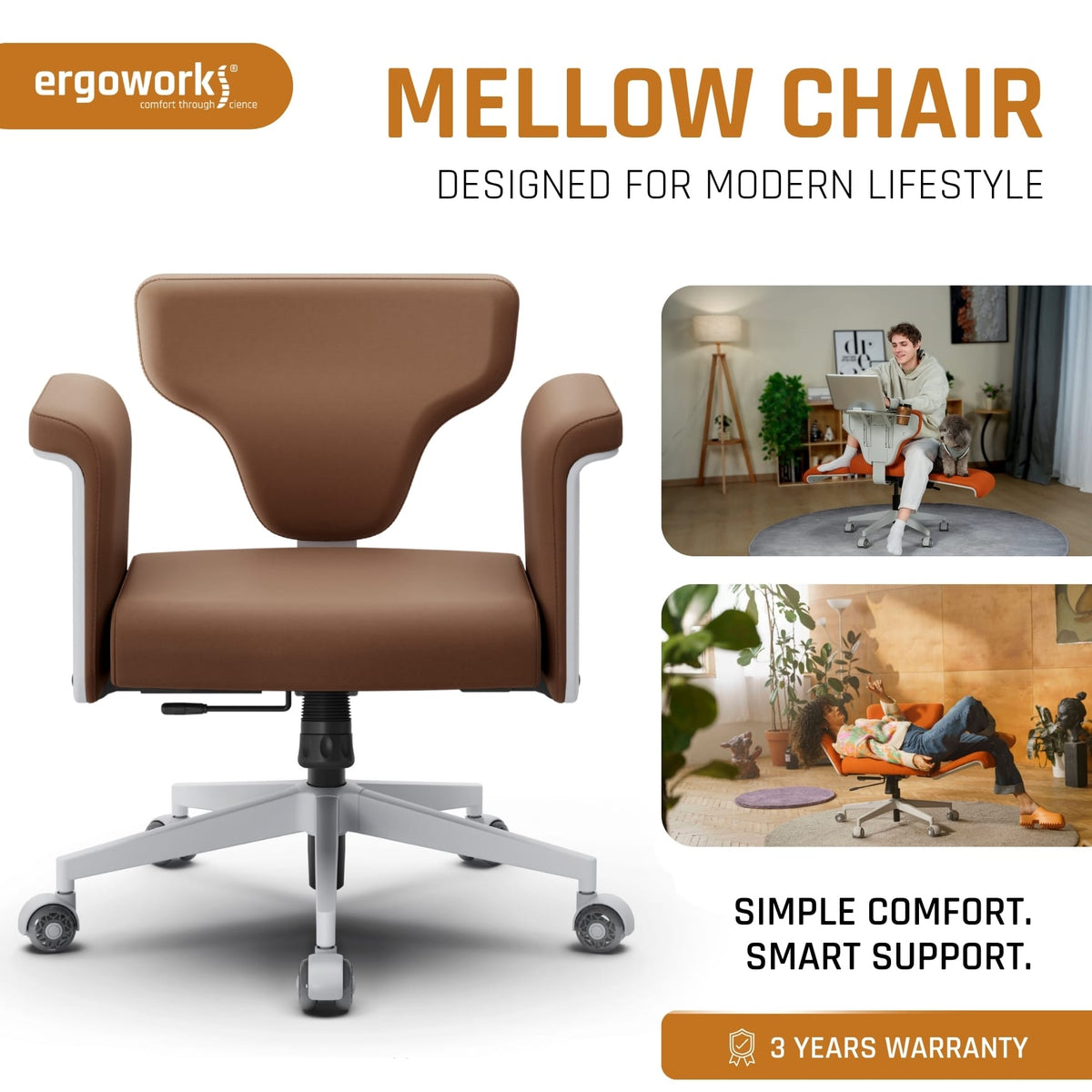 Ergoworks  Office Chairs Mellow Chair Ergoworks