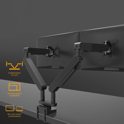 Zgo Monitor Arm Premium Dual Desk Mount Vesa Monitor Arm Ergoworks
