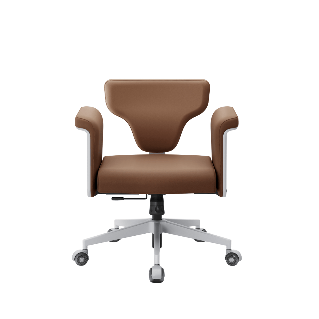 Ergoworks  Office Chairs Brown Synthetic Leather Mellow Chair Ergoworks