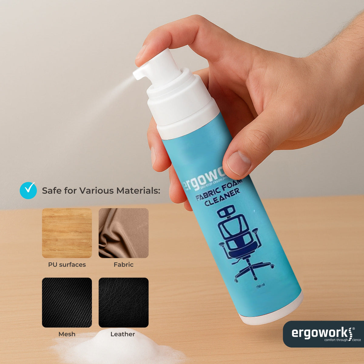 Ergoworks Cleaning Kit For Chair [150ml] Ergoworks