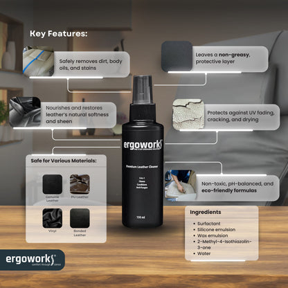 Ergoworks Leather Care Kit [150ml] Ergoworks