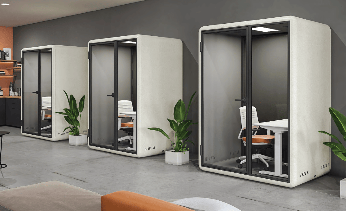 KOPLUS Meeting Pod Soundproof KOLO MIDI Studio Pod With UV-C Lamp Ergoworks