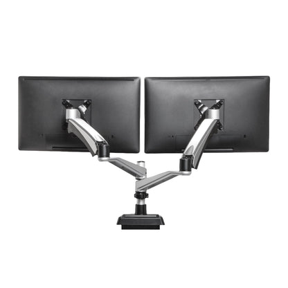 VARIDESK Monitor Arm Silver Varidesk Desk Mount Dual Monitor Arm Ergoworks